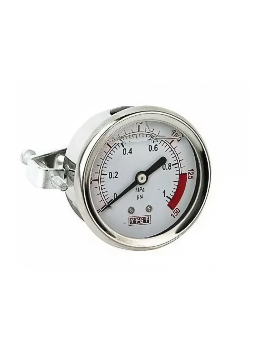 Осевой манометр жидконаполненный Raifil 150, 300, 400 PSI точные измерения